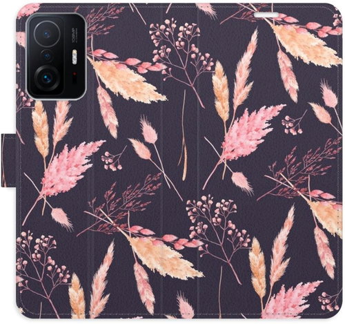 iSaprio flip pouzdro Ornamental Flowers 02 pro Xiaomi 11T / 11T Pro - Phone Cover - Main image