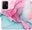 Pouzdro PinkBlue Marble pro Xiaomi 11T / 11T Pro