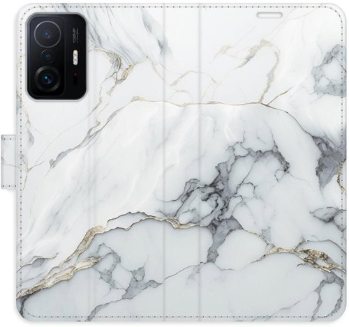 iSaprio flip pouzdro SilverMarble 15 pro Xiaomi 11T / 11T Pro - Phone Cover - Main image
