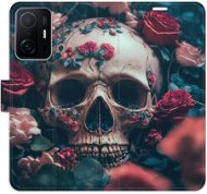 iSaprio flip pouzdro Skull in Roses 02 pro Xiaomi 11T / 11T Pro - Phone Cover