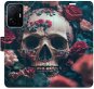 Phone Cover iSaprio flip pouzdro Skull in Roses 02 pro Xiaomi 11T / 11T Pro - Kryt na mobil