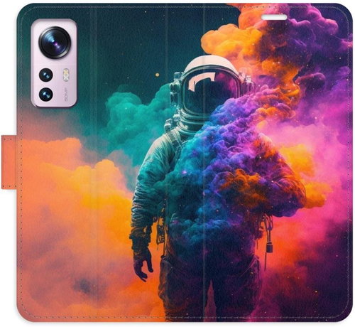 iSaprio flip pouzdro Astronaut in Colours 02 pro Xiaomi 12 / 12X - Phone Cover - Main image