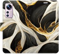 iSaprio flip pouzdro BlackGold Marble pro Xiaomi 12 / 12X - Phone Cover