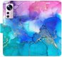 Kryt na mobil iSaprio flip pouzdro BluePink Paint pro Xiaomi 12 / 12X - Kryt na mobil
