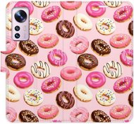 iSaprio flip pouzdro Donuts Pattern 03 pro Xiaomi 12 / 12X - Phone Cover