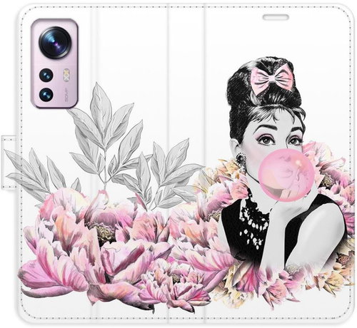 iSaprio flip pouzdro Girl with bubble pro Xiaomi 12 / 12X - Phone Cover - Main image