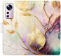 iSaprio flip puzdro Gold Leaves 02 pre Xiaomi 12/12X - Kryt na mobil