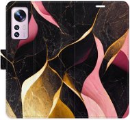 iSaprio flip puzdro Gold Pink Marble 02 pre Xiaomi 12/12X - Kryt na mobil