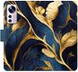 iSaprio flip puzdro GoldBlue pre Xiaomi 12/12X - Kryt na mobil