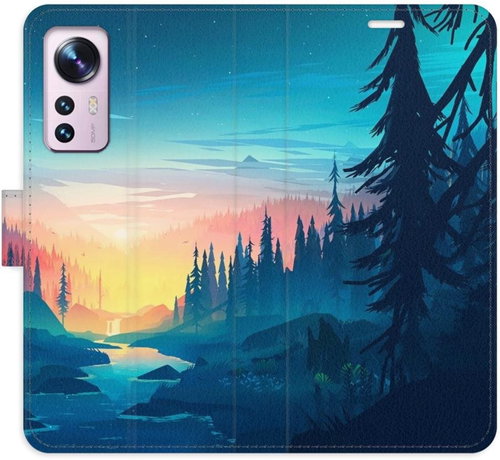 iSaprio flip pouzdro Magical Landscape pro Xiaomi 12 / 12X - Phone Cover - Main image
