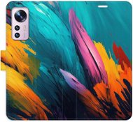 iSaprio flip puzdro Orange Paint 02 pre Xiaomi 12/12X - Kryt na mobil
