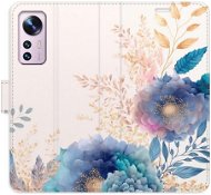 iSaprio flip pouzdro Ornamental Flowers 03 pro Xiaomi 12 / 12X - Phone Cover