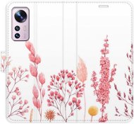 iSaprio flip pouzdro Pink Flowers 03 pro Xiaomi 12 / 12X - Phone Cover