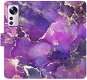 iSaprio flip puzdro Purple Marble pre Xiaomi 12/12X - Kryt na mobil