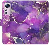 iSaprio flip pouzdro Purple Marble pro Xiaomi 12 / 12X - Phone Cover