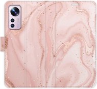 iSaprio flip pouzdro RoseGold Marble pro Xiaomi 12 / 12X - Phone Cover