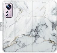 iSaprio flip puzdro SilverMarble 15 na Xiaomi 12/12X - Kryt na mobil