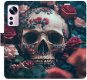Phone Cover iSaprio flip pouzdro Skull in Roses 02 pro Xiaomi 12 / 12X - Kryt na mobil