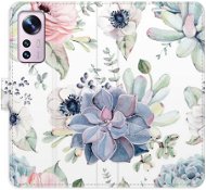 iSaprio flip pouzdro Succulents pro Xiaomi 12 / 12X - Phone Cover