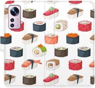 iSaprio flip puzdro Sushi Pattern 02 na Xiaomi 12/12X - Kryt na mobil