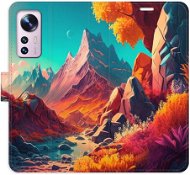 Kryt na mobil iSaprio flip puzdro Colorful Mountains pre Xiaomi 12/12X - Kryt na mobil