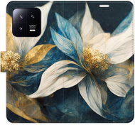 iSaprio flip case Gold Flowers for Xiaomi 13 - Phone Cover