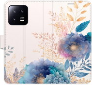 iSaprio flip pouzdro Ornamental Flowers 03 pro Xiaomi 13 - Phone Cover