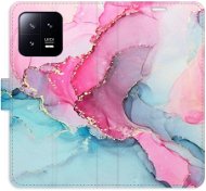 iSaprio flip pouzdro PinkBlue Marble pro Xiaomi 13 - Phone Cover