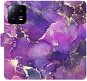 iSaprio flip pouzdro Purple Marble pro Xiaomi 13 - Phone Cover