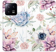 iSaprio flip pouzdro Succulents Pattern pro Xiaomi 13 - Phone Cover