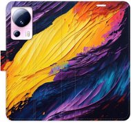iSaprio flip pouzdro Fire Paint pro Xiaomi 13 Lite - Phone Cover