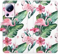 Phone Cover iSaprio flip pouzdro Flamingos Pattern pro Xiaomi 13 Lite - Kryt na mobil