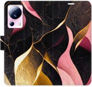 iSaprio flip puzdro Gold Pink Marble 02 pre Xiaomi 13 Lite - Kryt na mobil