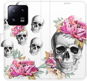 iSaprio flip puzdro Crazy Skull na Xiaomi 13 Pro - Kryt na mobil