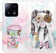 iSaprio flip pouzdro Donut Worry Girl pro Xiaomi 13 Pro - Phone Cover