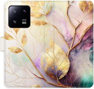iSaprio flip pouzdro Gold Leaves 02 pro Xiaomi 13 Pro - Phone Cover