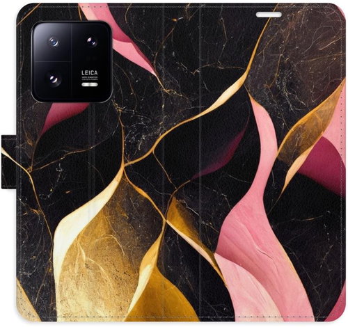 iSaprio flip pouzdro Gold Pink Marble 02 pro Xiaomi 13 Pro - Phone Cover - Main image