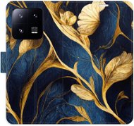 Kryt na mobil iSaprio flip puzdro GoldBlue na Xiaomi 13 Pro - Kryt na mobil