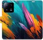 Phone Cover iSaprio flip pouzdro Orange Paint 02 pro Xiaomi 13 Pro - Kryt na mobil