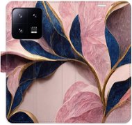 iSaprio flip pouzdro Pink Leaves pro Xiaomi 13 Pro - Phone Cover