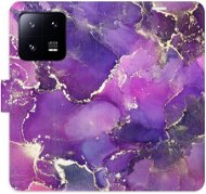 iSaprio flip pouzdro Purple Marble pro Xiaomi 13 Pro - Phone Cover