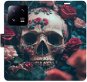 Phone Cover iSaprio flip pouzdro Skull in Roses 02 pro Xiaomi 13 Pro - Kryt na mobil