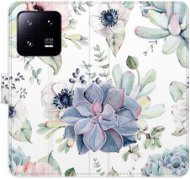 Phone Cover iSaprio flip pouzdro Succulents pro Xiaomi 13 Pro - Kryt na mobil
