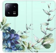 iSaprio flip pouzdro Blue Flowers pro Xiaomi 13 Pro - Phone Cover