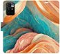 iSaprio flip pouzdro Blue and Orange pro Xiaomi Redmi 10 - Phone Cover