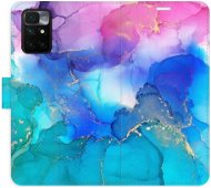iSaprio flip pouzdro BluePink Paint pro Xiaomi Redmi 10 - Phone Cover