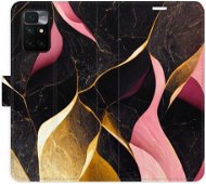 iSaprio flip pouzdro Gold Pink Marble 02 pro Xiaomi Redmi 10 - Phone Cover