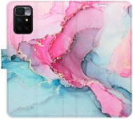 iSaprio flip puzdro PinkBlue Marble pre Xiaomi Redmi 10 - Kryt na mobil