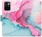 iSaprio flip pouzdro PinkBlue Marble pro Xiaomi Redmi 10 - Phone Cover