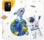 iSaprio flip pouzdro Space 06 pro Xiaomi Redmi 10 - Phone Cover